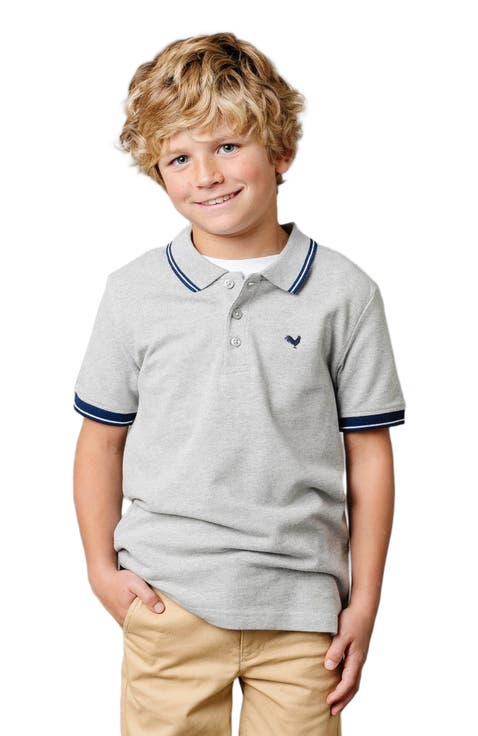 Boys' Organic Pique Polo, Kids