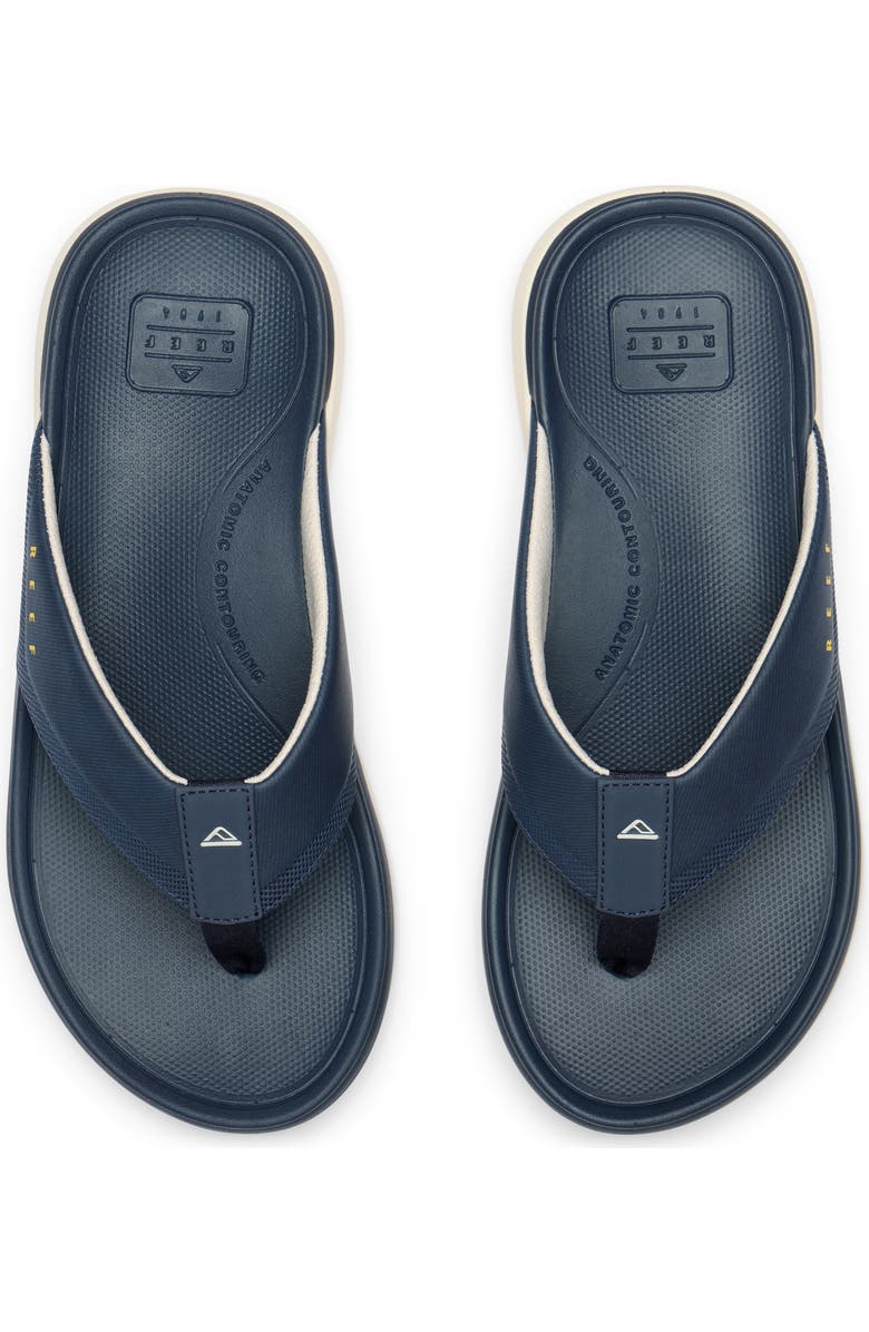 Reef Cushion Norte Water Friendly Flip Flop, Alternate, color, Navy