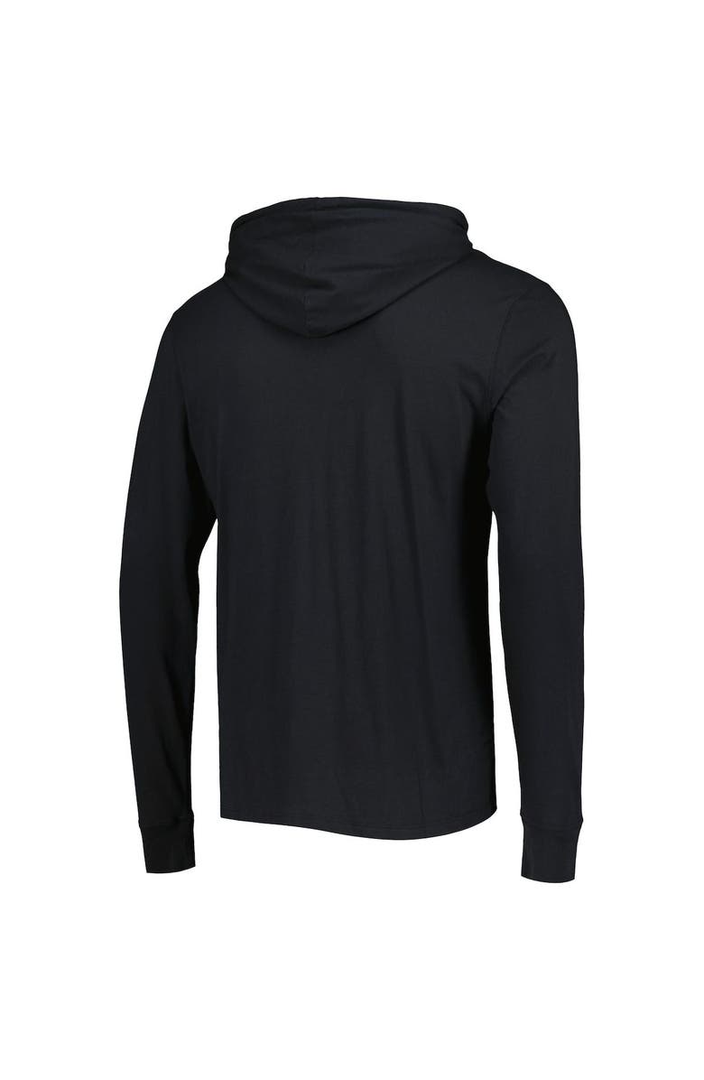 '47 Men's '47 Black Carolina Panthers Field Franklin Hooded Long Sleeve T-Shirt, Alternate, color, Black