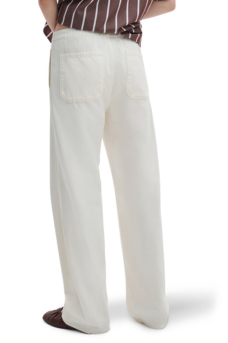 Featherweight Logan Pull-On Wide Leg Track Pants, Alternate, color, ECRU SPORT