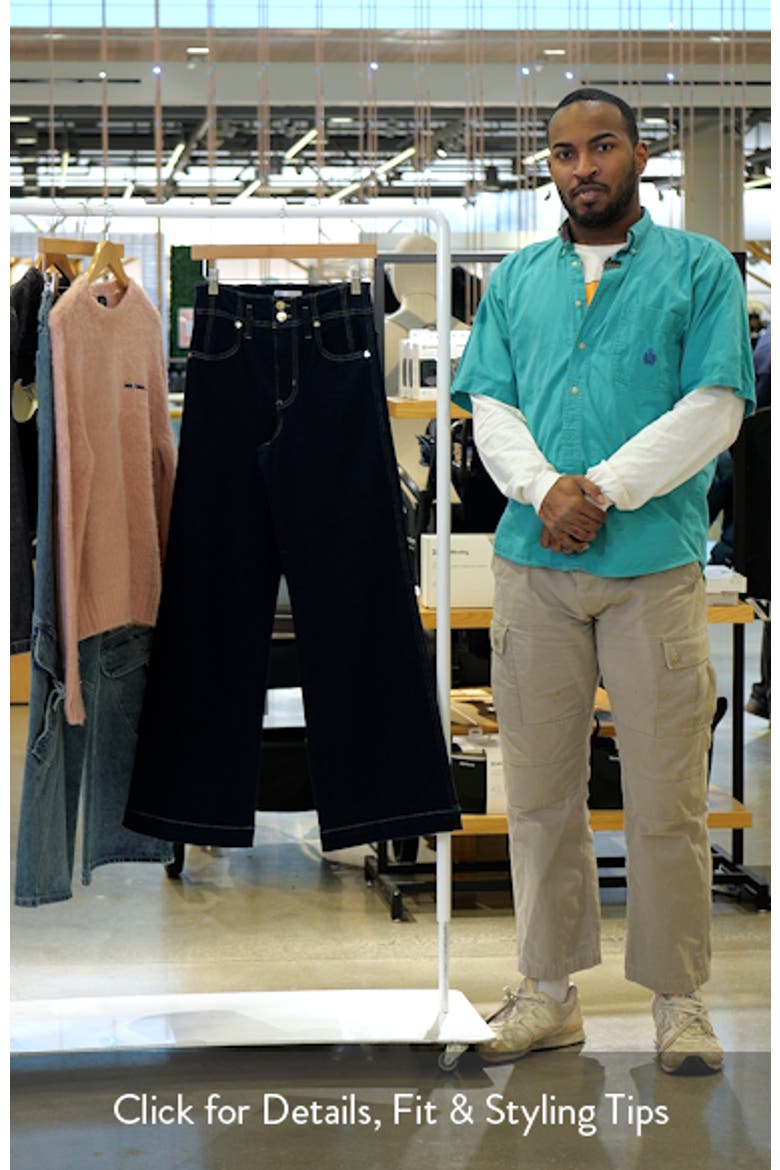 The Seamed Wide Leg Trouser Jeans video