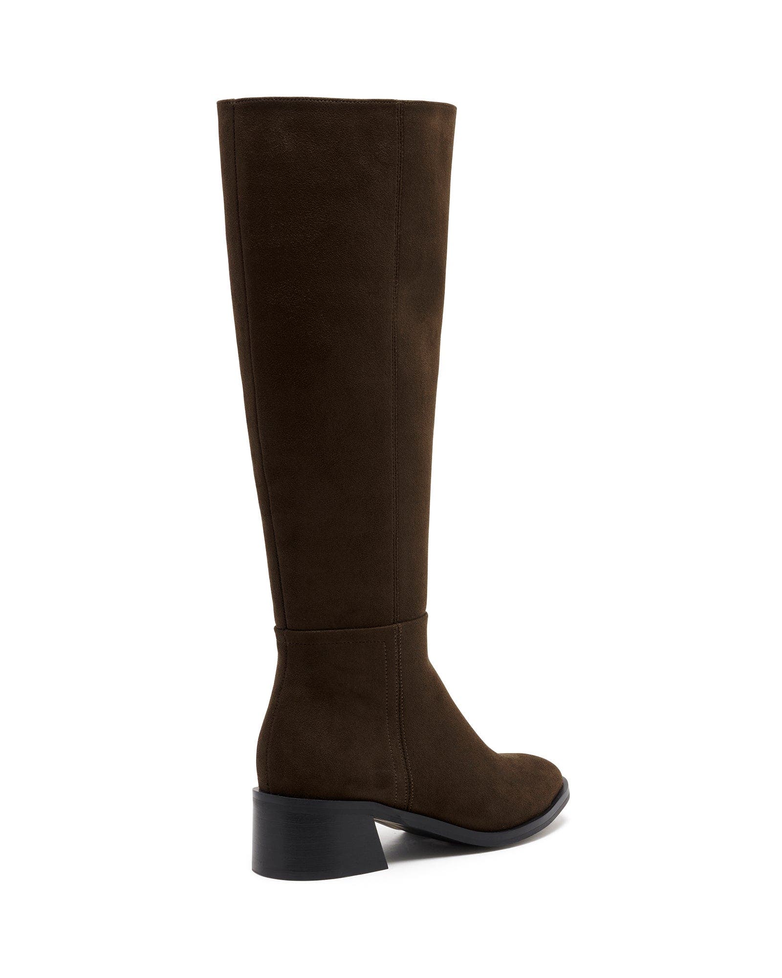 Neva Knee-High Boot, Alternate, color, CHOCOLATE FAUX SUEDE
