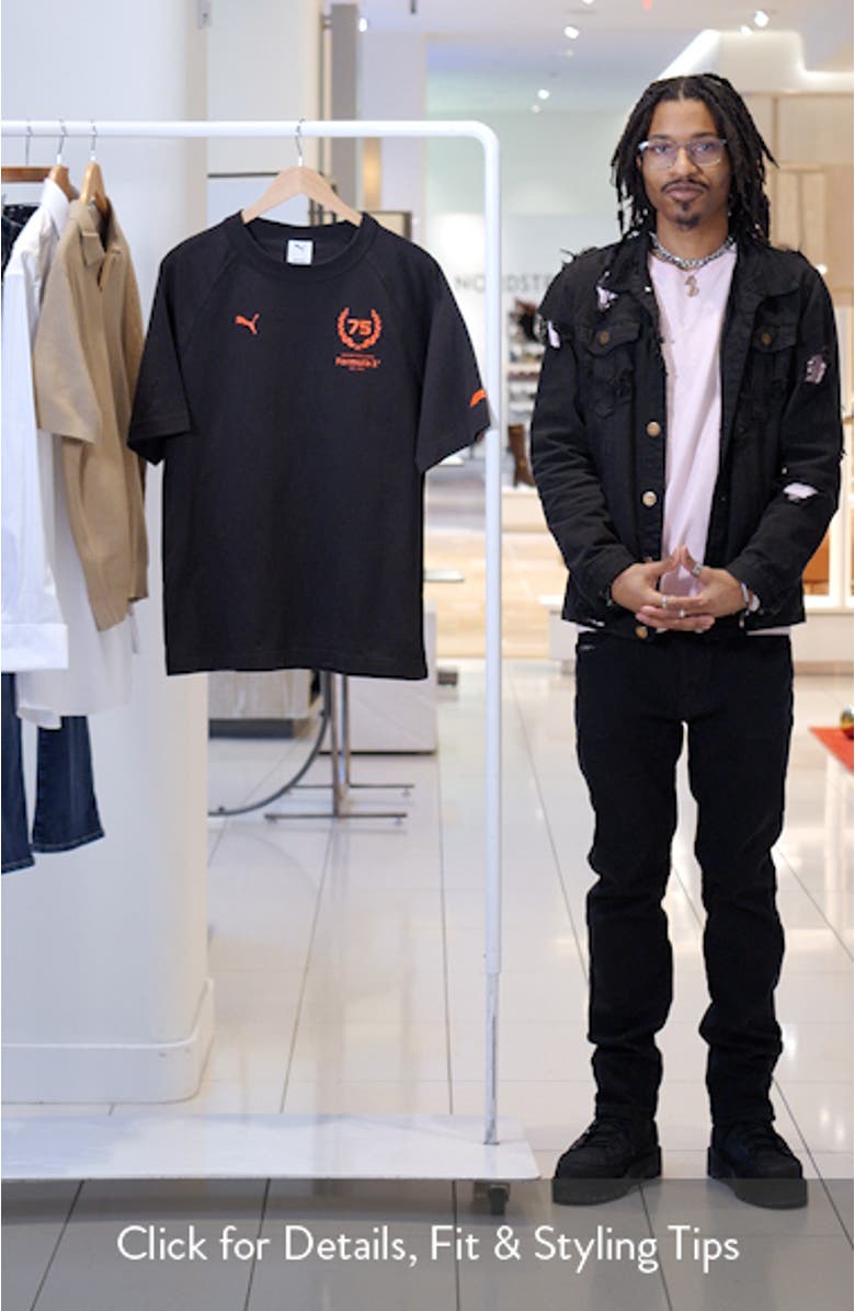 Relaxed Fit Formula 1<sup>®</sup> 75 Years Graphic T-Shirt, sales video thumbnail