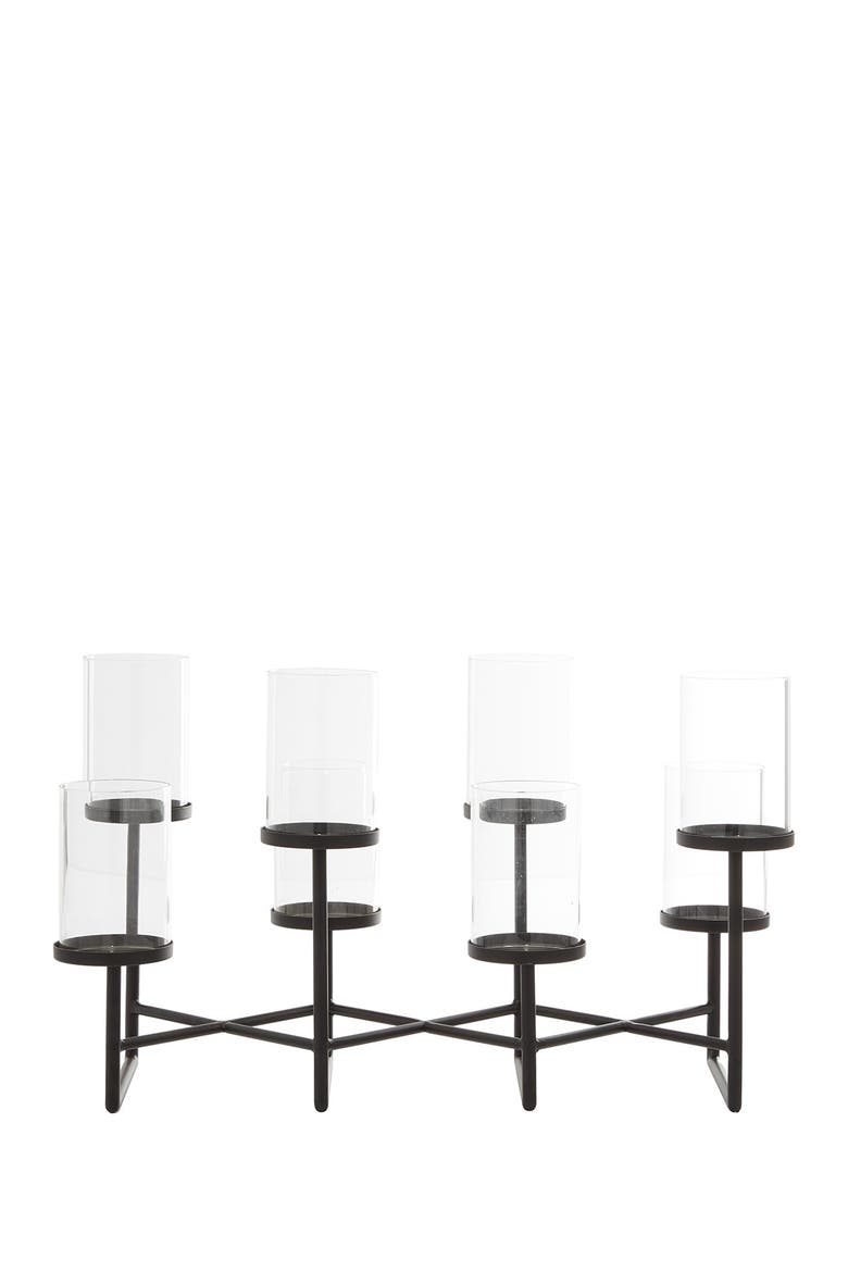 Black Modern Candelabra, Alternate, color, BLACK