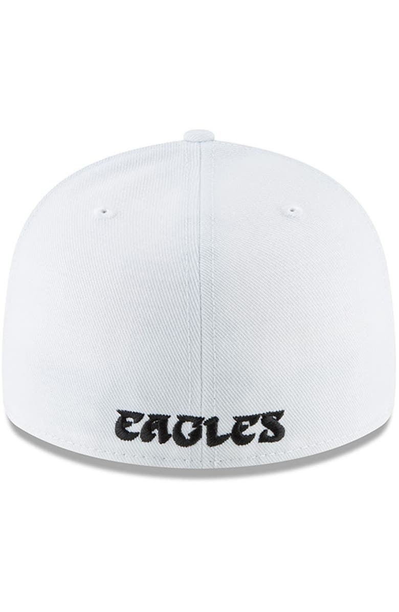New Era Men's New Era White Philadelphia Eagles Omaha Low Profile 59FIFTY Fitted Hat, Alternate, color, White