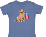 Sweet Wink Patriotic Pup Patch Short Sleeve T-Shirt