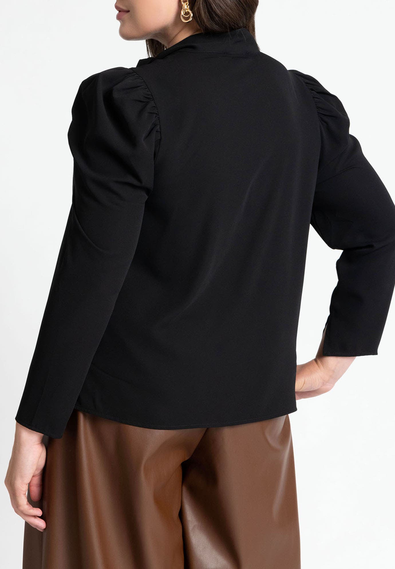 Drape Front Blouse - image 2