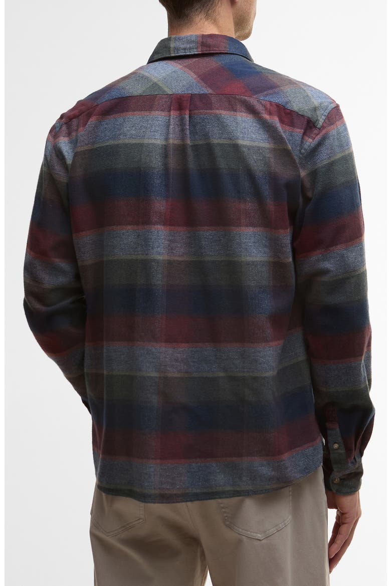 Copswell Relaxed Checked Cotton Shirt, Alternate, color, NAVY