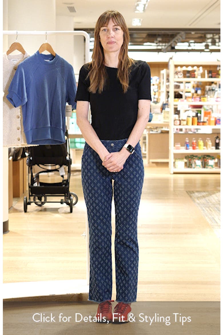 Textured Straight Leg Denim Leggings video