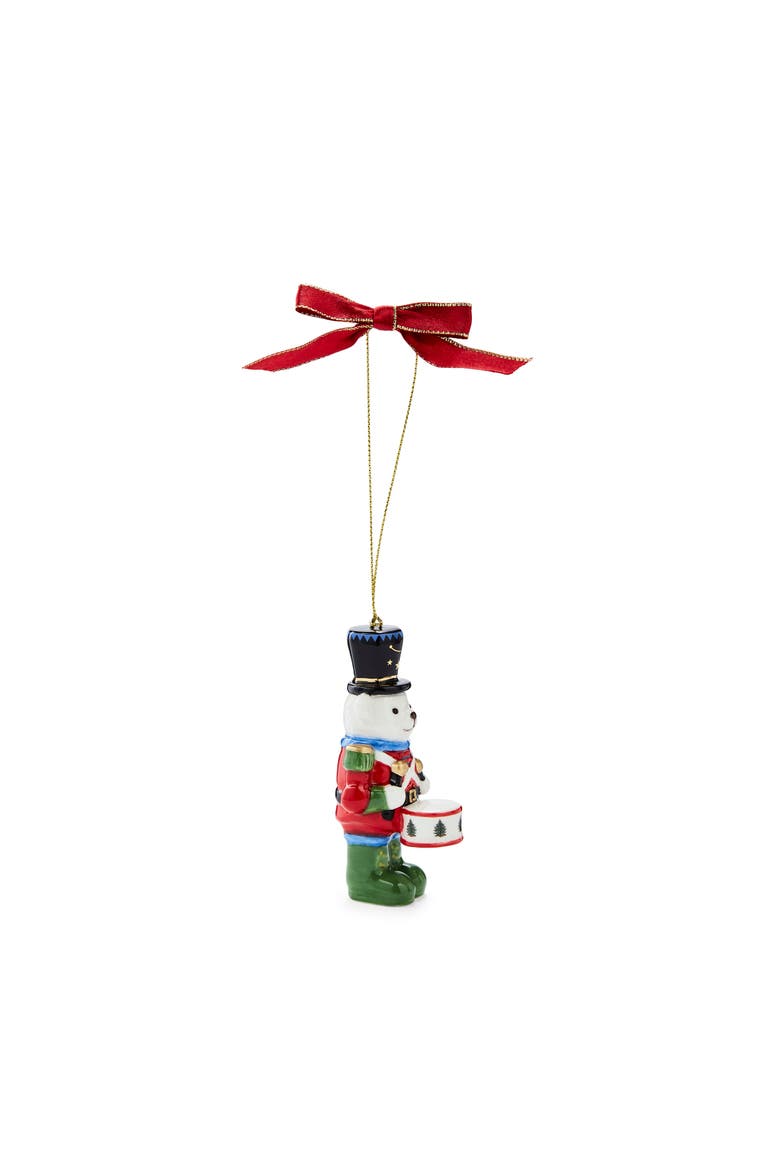 Christmas Tree Teddy Bear Nutcracker Ornament, Alternate, color, Multi