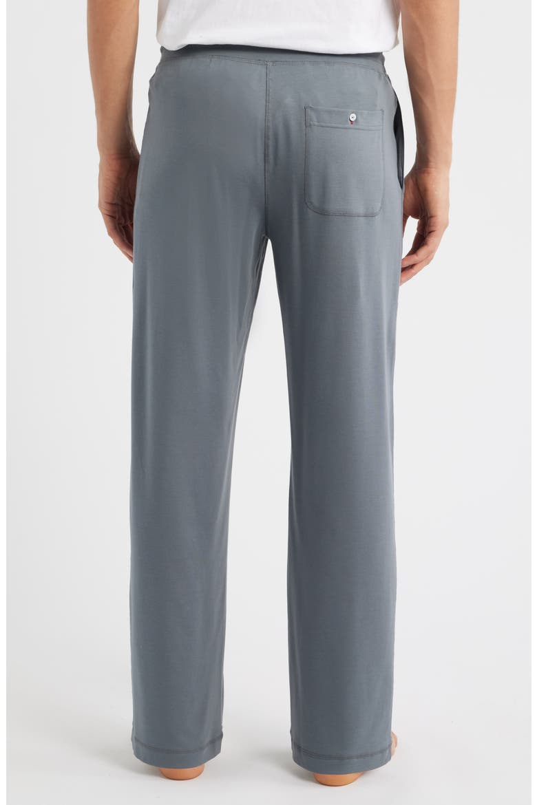 Stretch Cotton & Modal Blend Drawstring Pajama Pants, Alternate, color, OCEAN