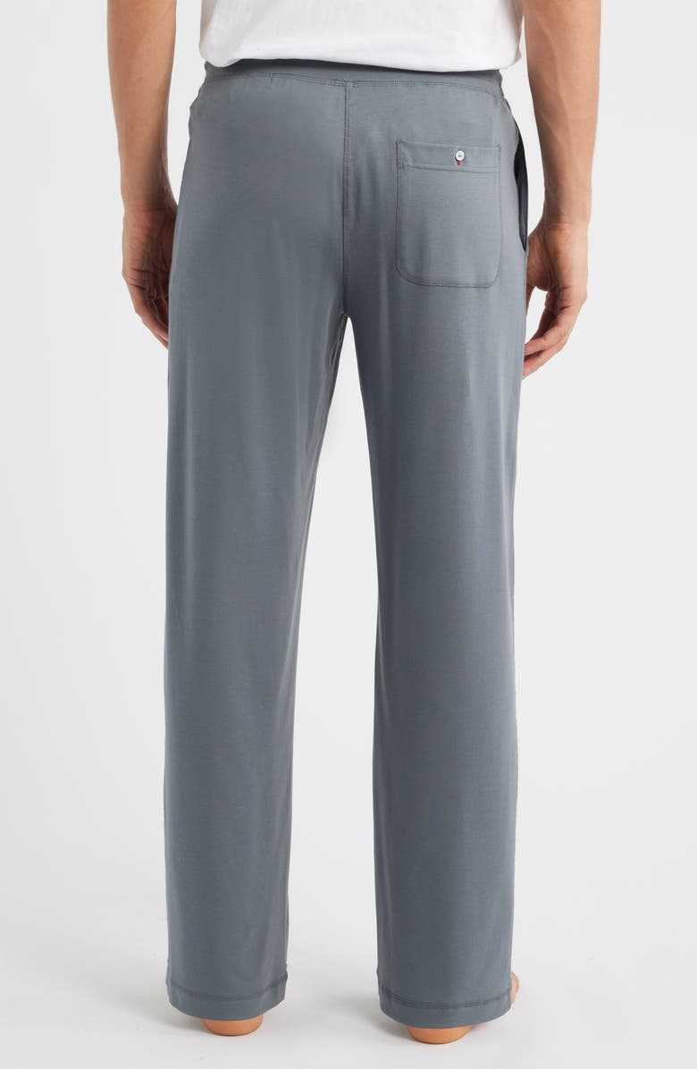 Daniel Buchler Stretch Cotton & Modal Blend Drawstring Pajama Pants, Alternate, color, Ocean