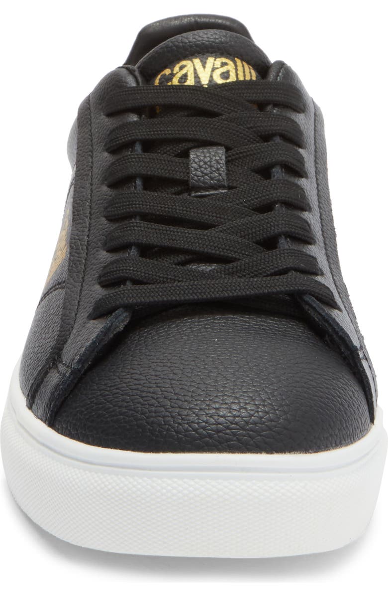 Roberto Cavalli Madrid Sneaker, Alternate, color, Black