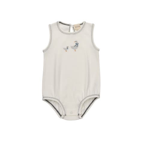 Cross Stitch Duckling Collection - Romper for Boys(Baby)