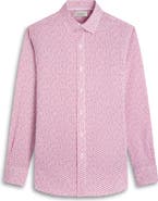 Bugatchi Julian OoohCotton® Abstract Button-Up Shirt