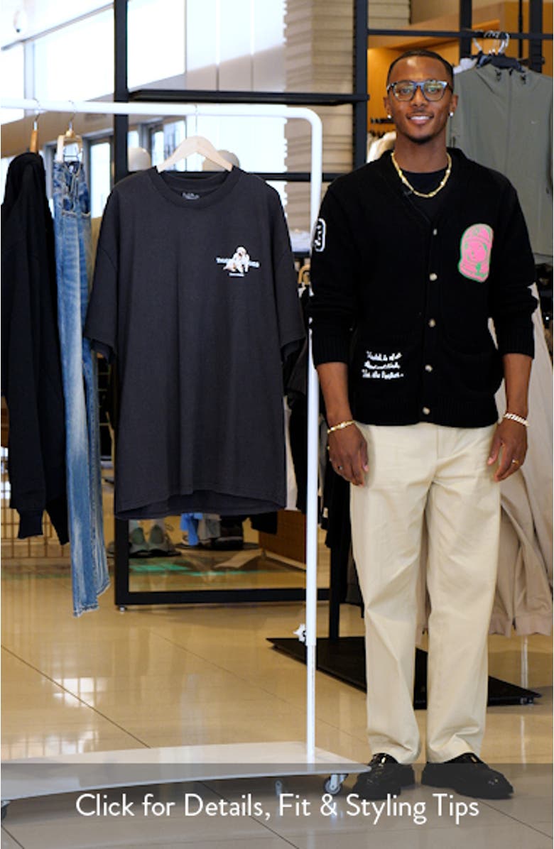 Thugs Need Hugs OG Cotton Graphic T-Shirt, sales video thumbnail