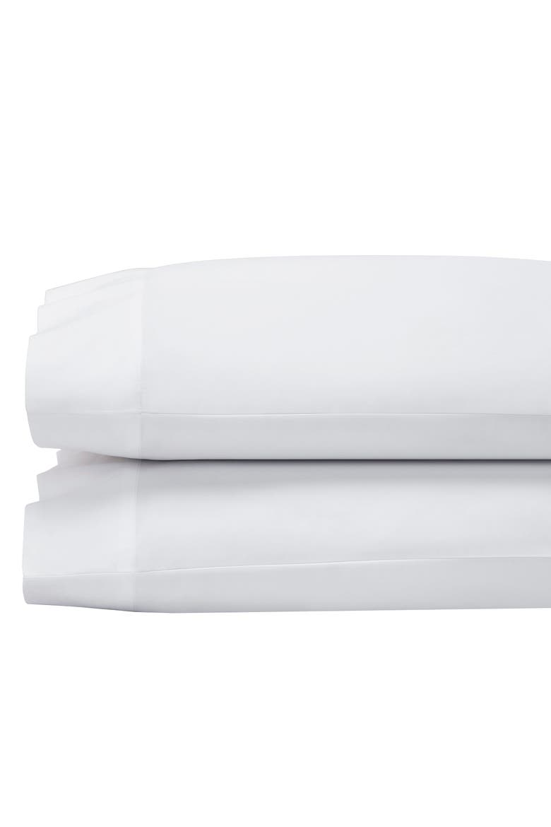 Vanessa Organic Cotton Percale Pillowcases - Set of 2, Main, color, White