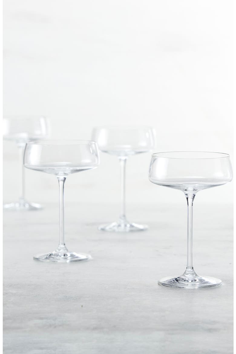 Sensa Set of 4 Coupé Cocktail Glasses, Alternate, color, CLEAR