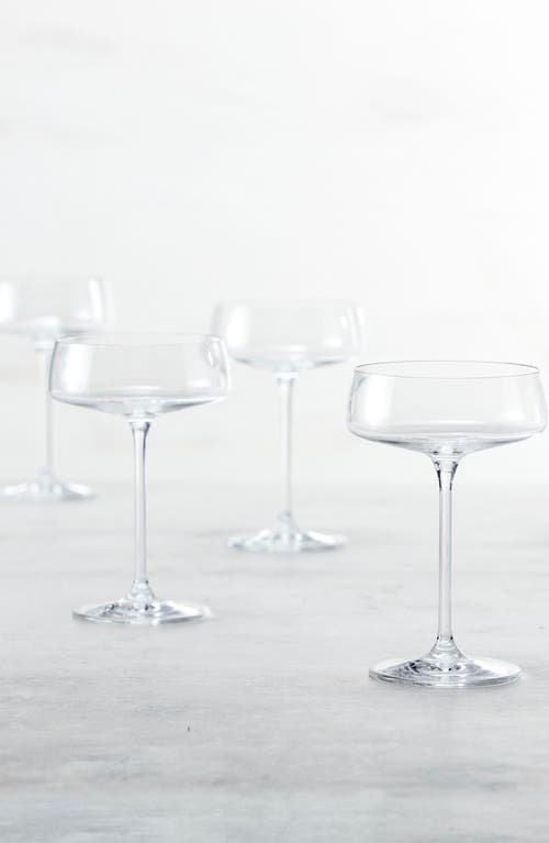 Schott Zwiesel Sensa Set Of 4 Coupé Cocktail Glasses In Clear