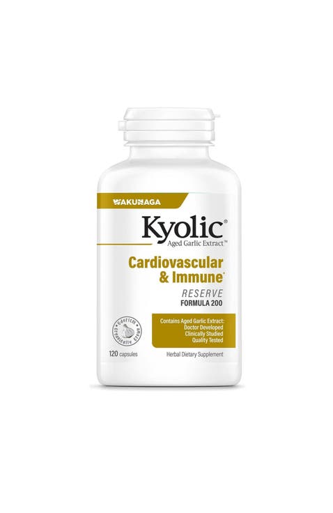 Aged Garlic Extract Formula 200, Cardiovascular & Immune, Reserve, 120 Capsules