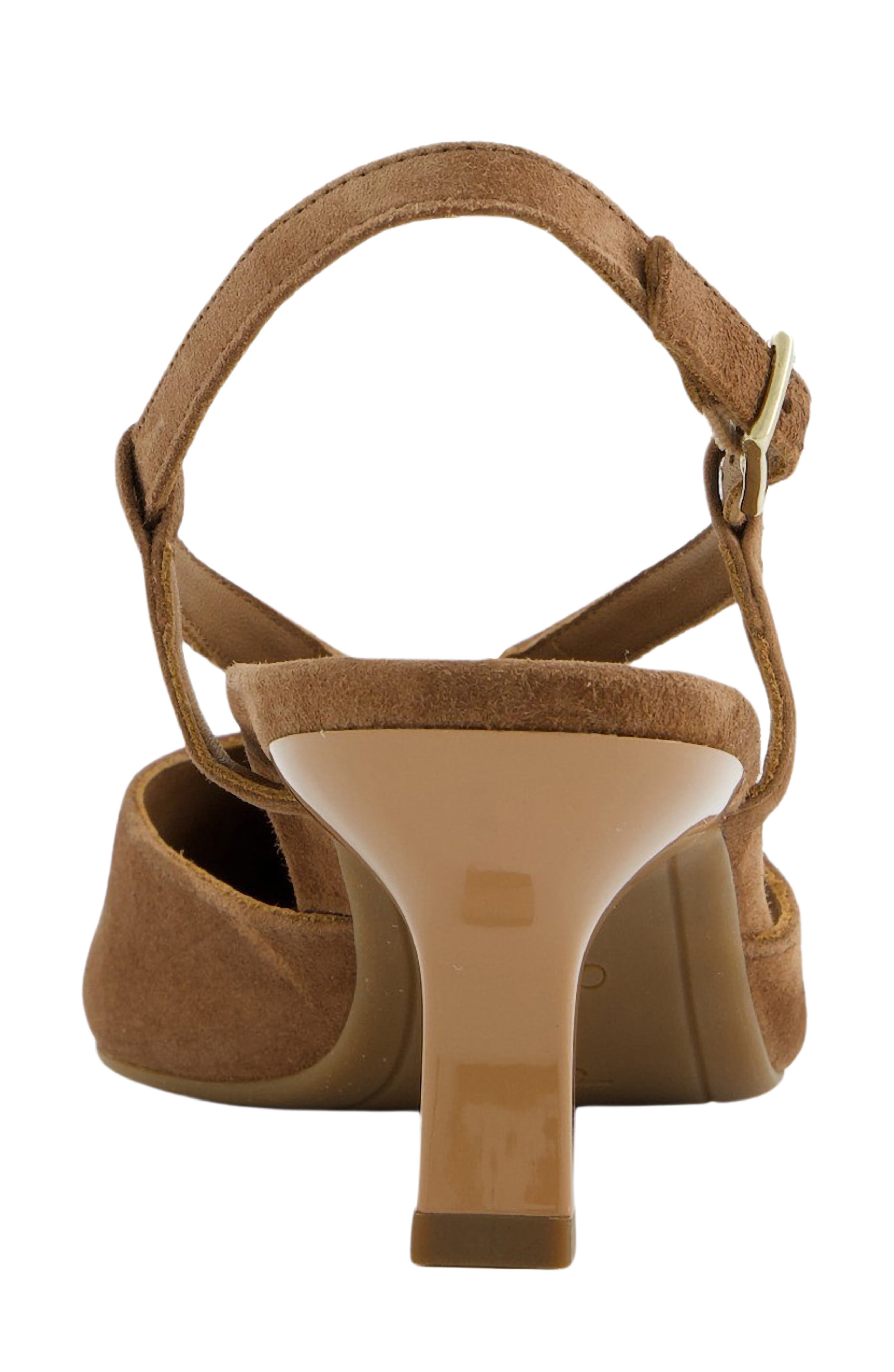 Fantasia Slingback Pump, Alternate, color, NUT SUEDE