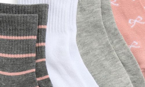 Capelli New York Kids' Icons Assorted 8-pack Quarter Socks In Multi