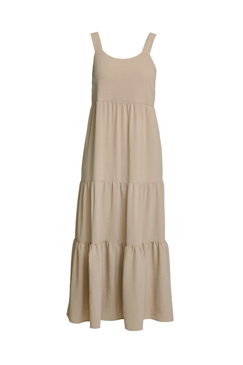 Tiered Maxi Dress, Alternate, color, Khaki Green
