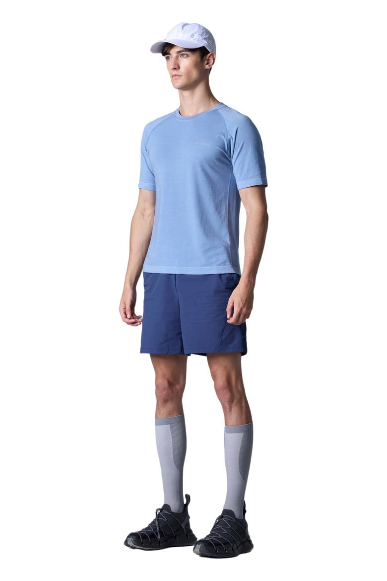 Tech Merino Light Weight Daily Tee, Main, color, Faded Denim