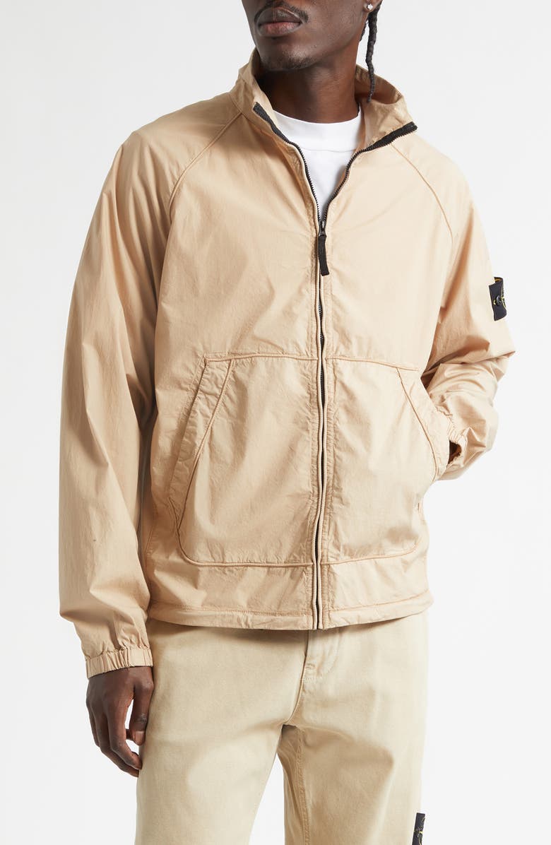 Stone Island Stand Collar Jacket, Main, color, Desert