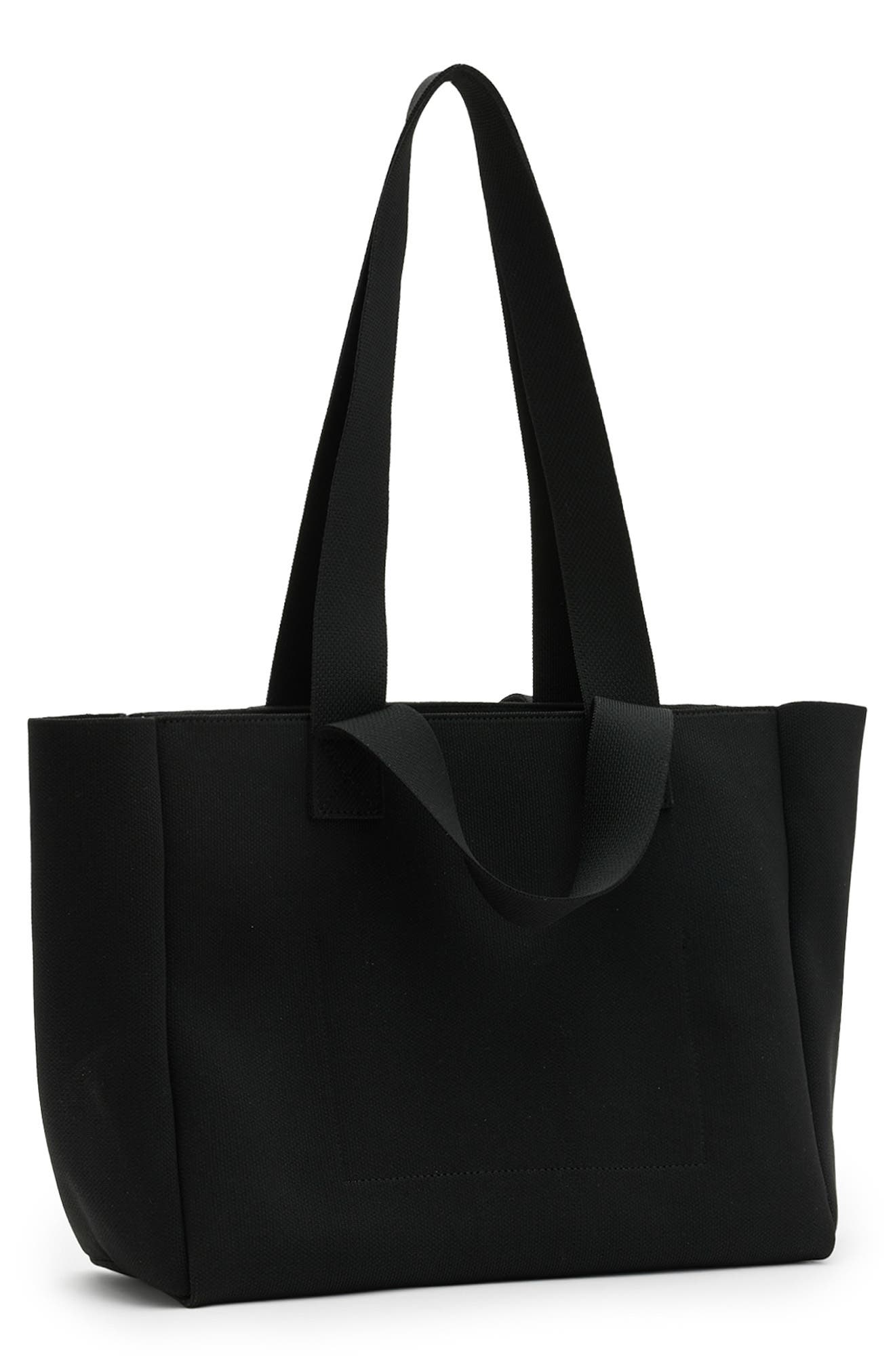 AllSaints Izzy Medium Tote, Alternate, color, Black