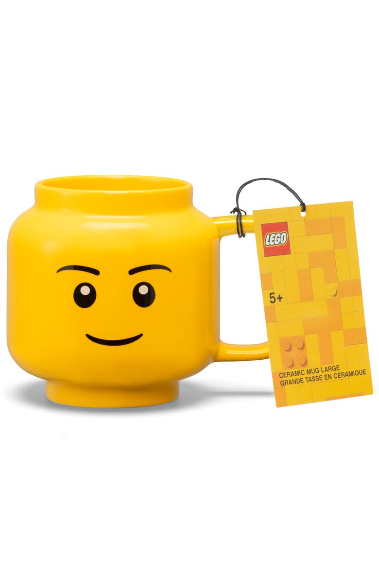 Classic Ceramic Mug, 17.9 oz, Main, color, Yellow