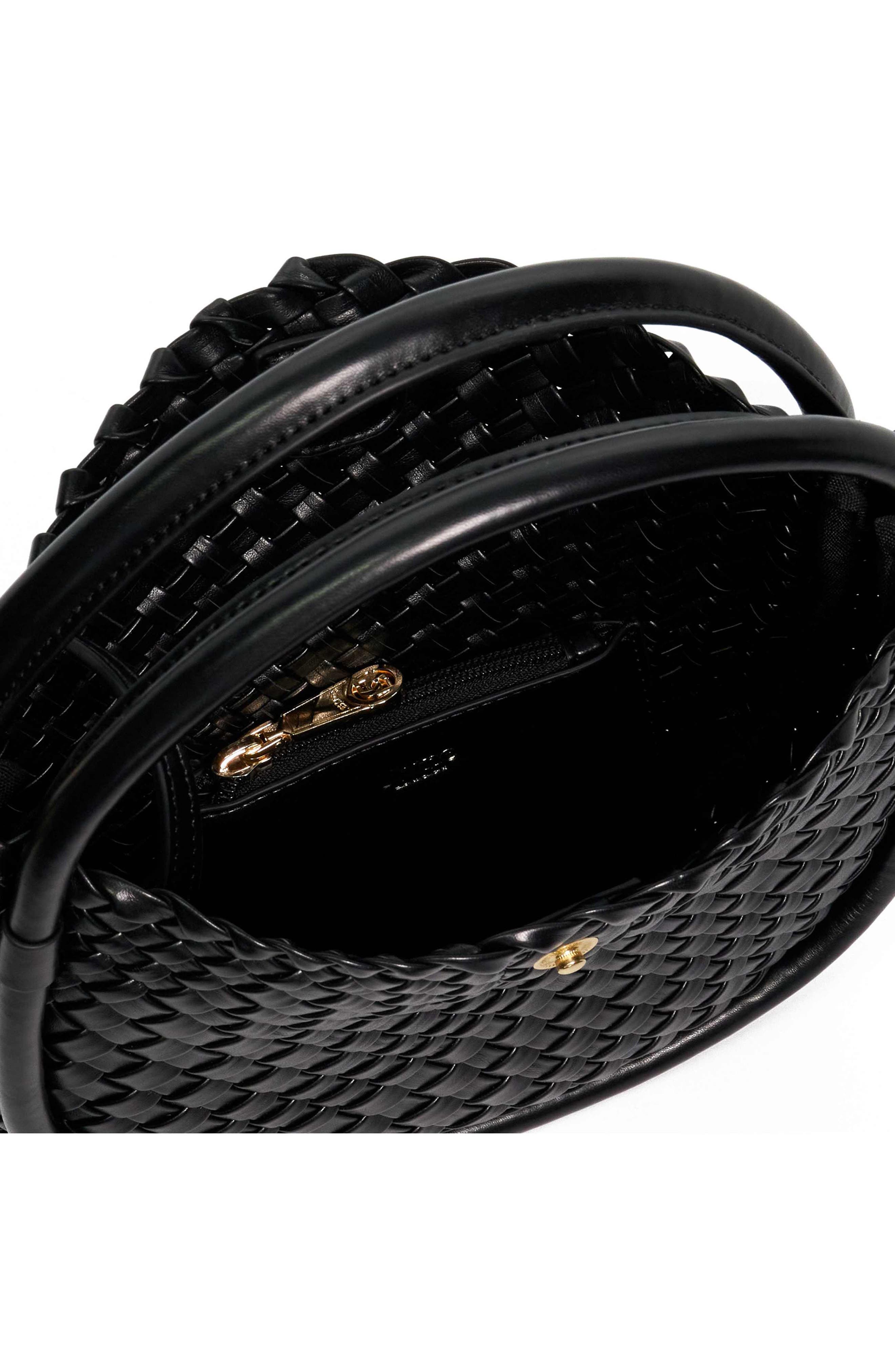 Dune London Dinideliberate Top Handle Bag, Alternate, color, Black