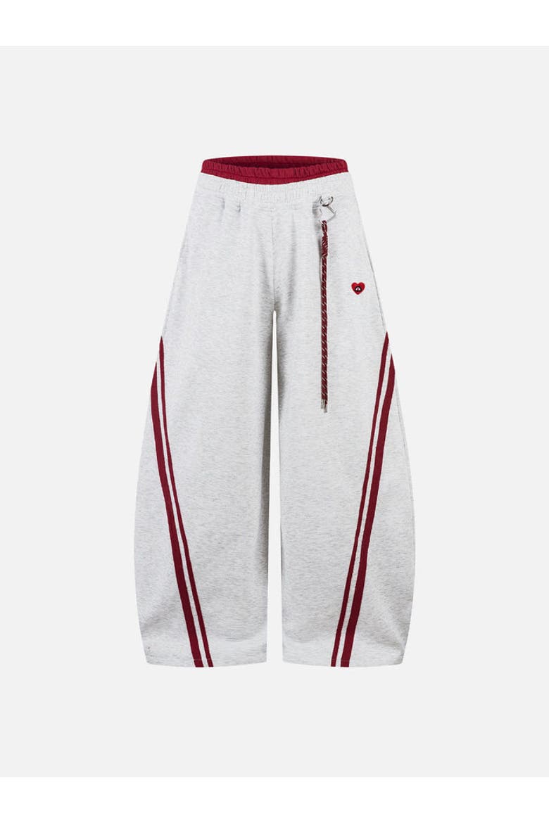 Baggy Barrel Sweatpants, Main, color, Grey