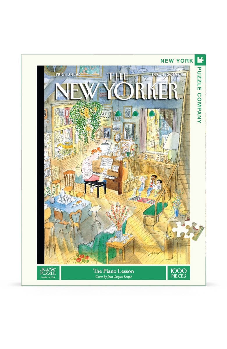 NEW YORK PUZZLE COMPANY The Piano Lesson 1000 Piece Puzzle, Main, color, NO COLOR