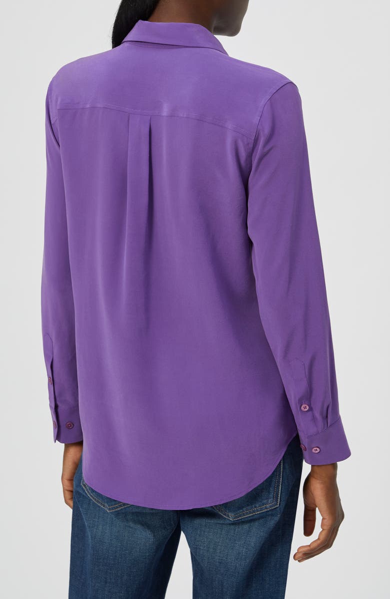 Equipment Slim Signature Silk Blouse, Alternate, color, 