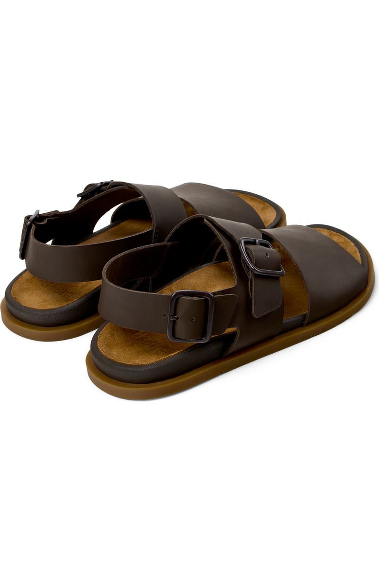 Camper Lluc Two Strap Sandal, Alternate, color, Medium Brown