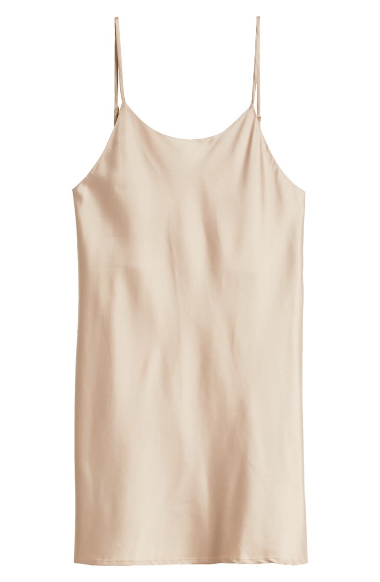 Natori Glamour Stretch Satin Chemise, Alternate, color, 