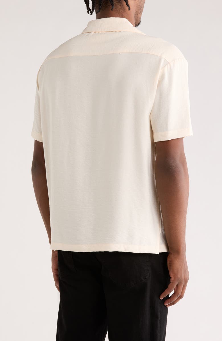 Cactus Man Relaxed Fit Camp Shirt, Alternate, color, White