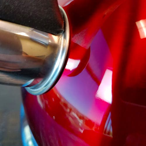 Mr Coffee Mr. Coffee Claredale 2.2qt Stainless Steel Whistling Tea Kettle In Red