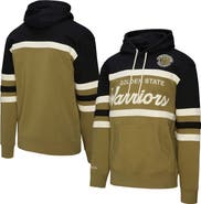 Mitchell & Ness Men's Mitchell & Ness Olive/Black Golden State Warriors Double Clutch Head Coach Hoodie
