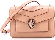 Pre-Owned Bvlgari Serpenti Crossbody Bag Leather Small