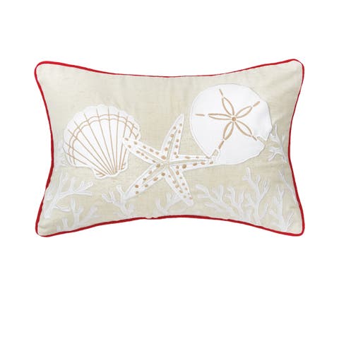 Sanddollar Coral Pillow