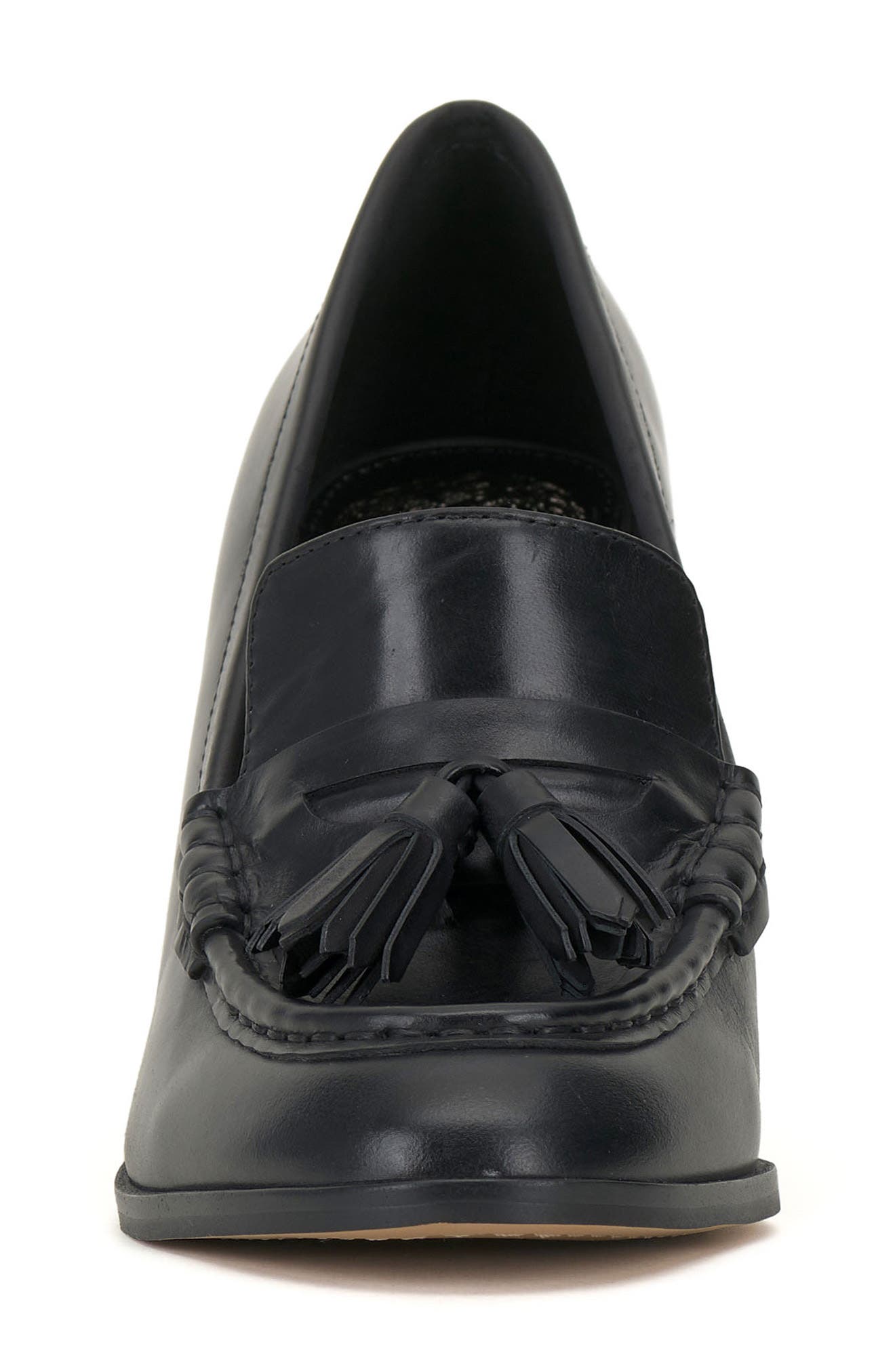 Vince Camuto Chelivia Block Heel Tassel Loafer, Alternate, color, 