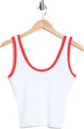 Good American Stretch Cotton Crop Ringer Tank