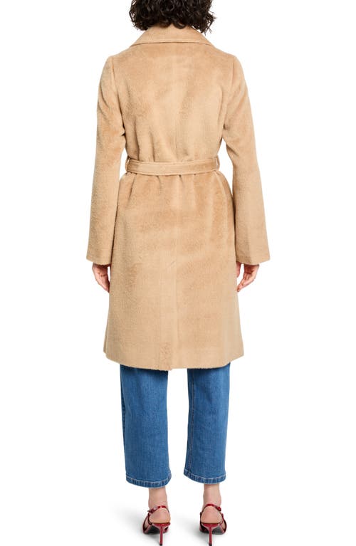 Nic + Zoe Nic+zoe Belted Wrap Coat In Brown