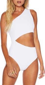 Beach Riot Celine Cutout One-Shoulder One-Piece Swimsuit