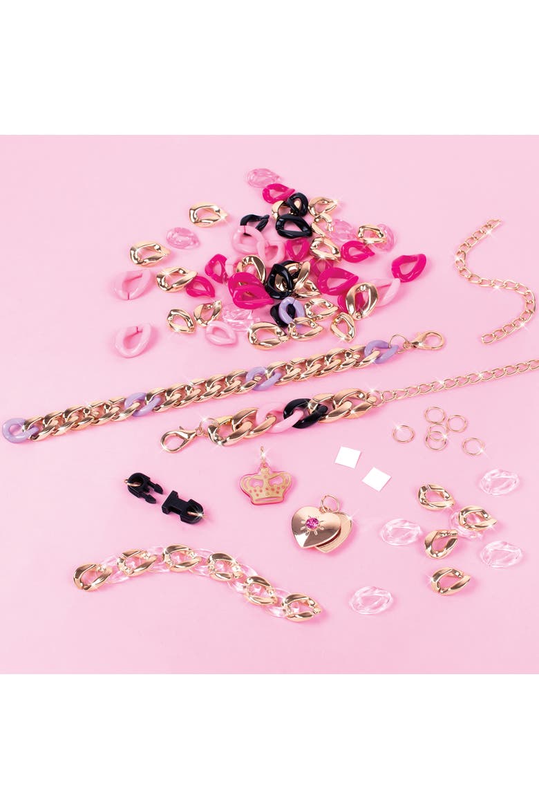 Make It Real Juicy Couture Chic Links DIY Jewelry Kit, Ages 8+, Alternate, color, Multicolored