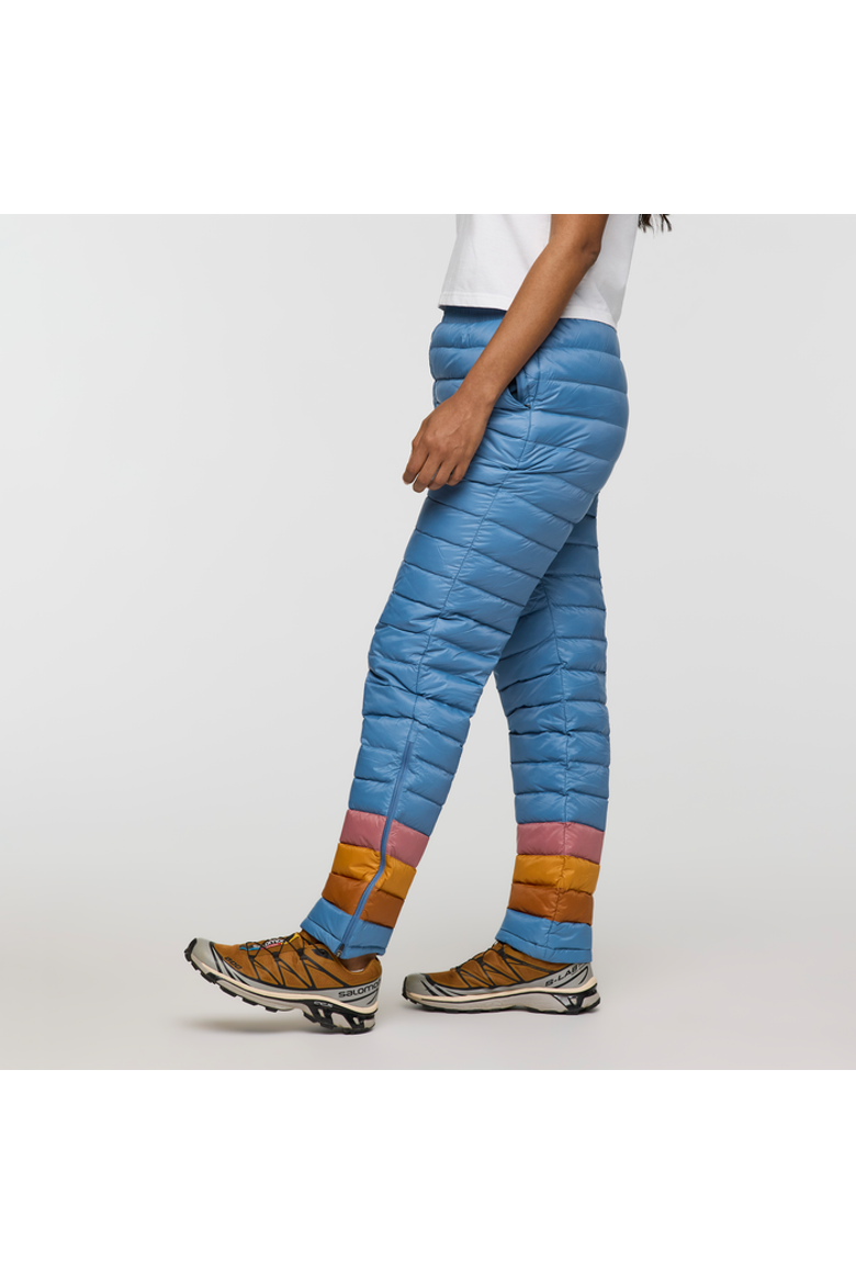Fuego Down Pant - Women's, Alternate, color, Fjord Stripes