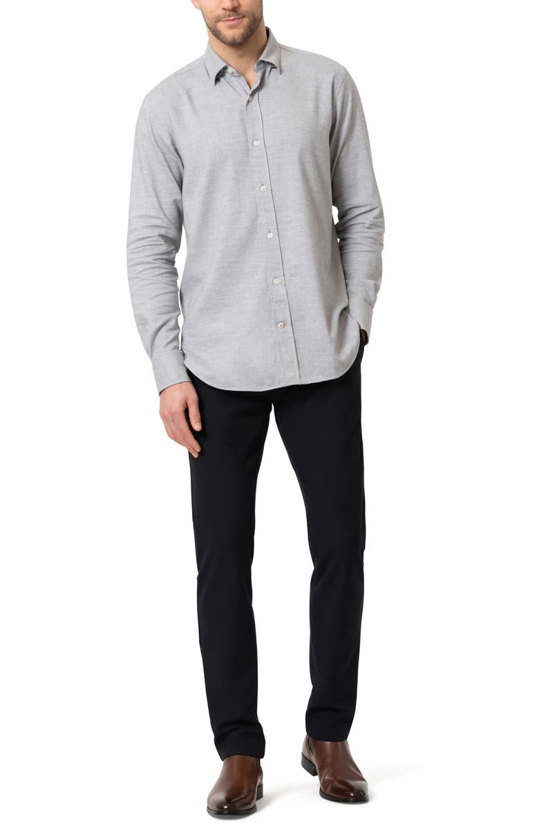 34 Heritage Lucca Pleated Tapered Chinos, Alternate, color, Navy Supreme