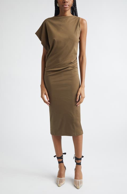La Robe Draped Jersey Dress